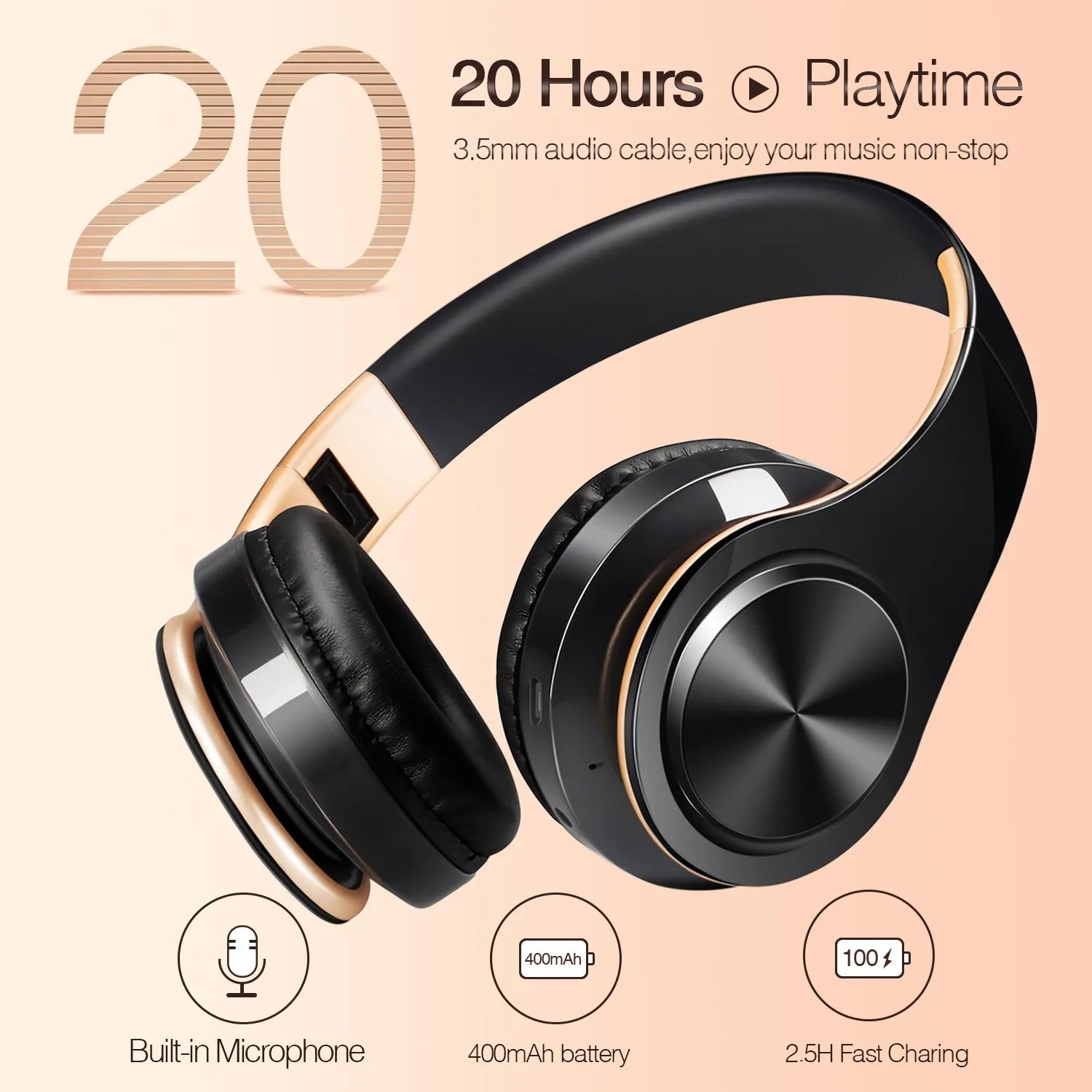 Wireless Bluetooth Headphones